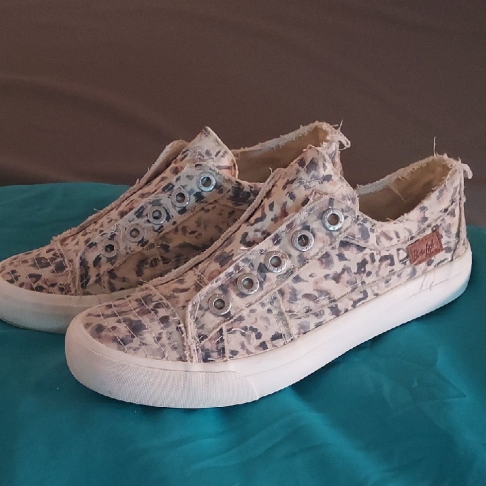 Blowfish Women's Animal Print Slip-On Sneakers